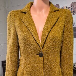 Nanette Lepore Gold Blazer.  Size:  Small